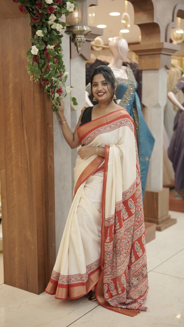 semi modal saree M363