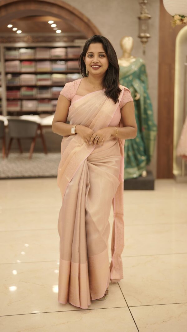 SEMI TISSUE SAREE M404