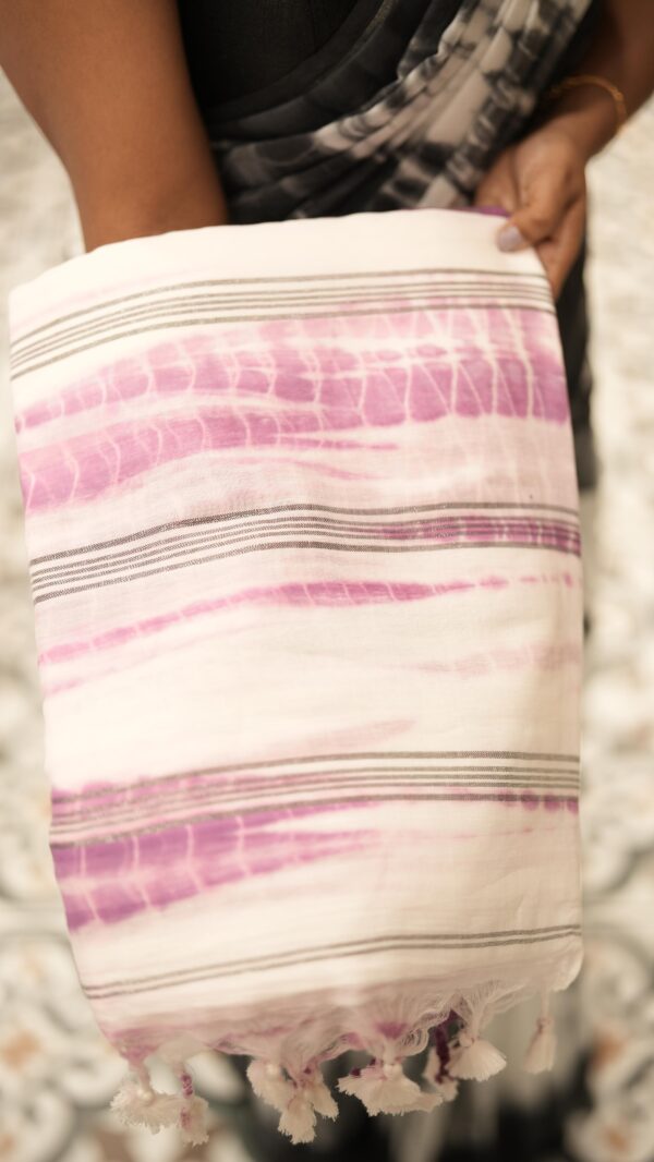 MULMUL COTTON SAREE M472 - Image 6