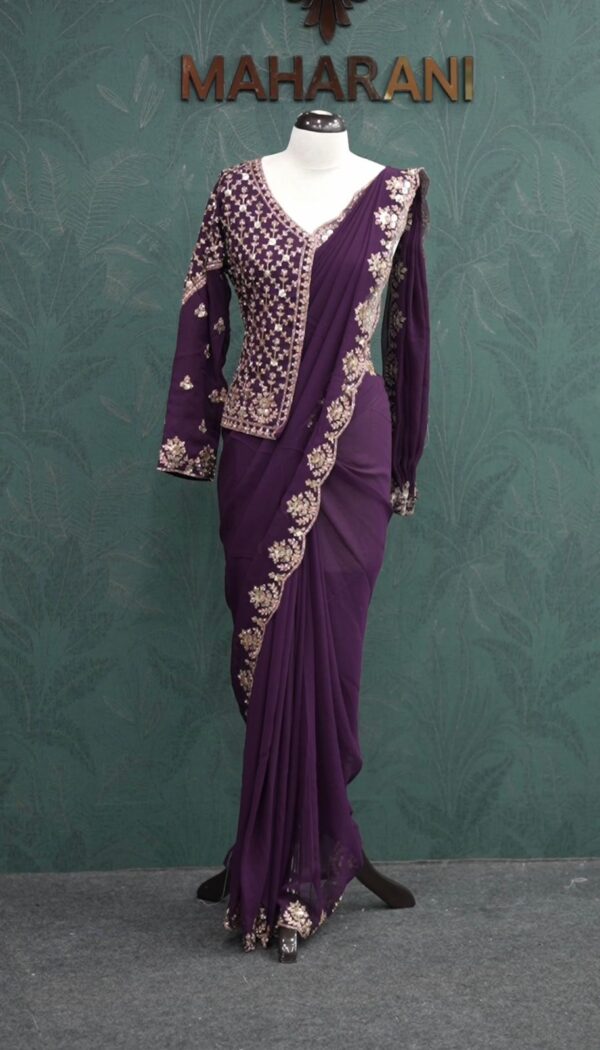 JACKET SAREE M480 - Image 2