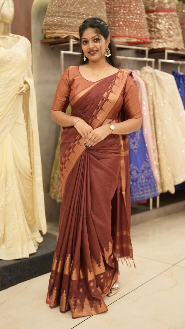 SEMI TUSSAR SAREE M506