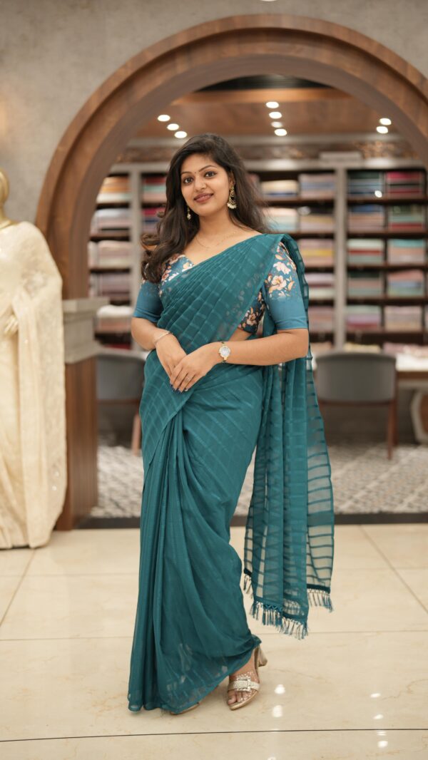 GEORGETTE SAREE M513 - Image 7