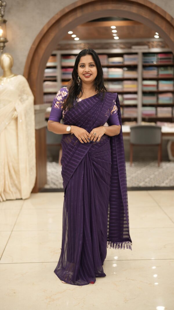 GEORGETTE SAREE M513 - Image 2