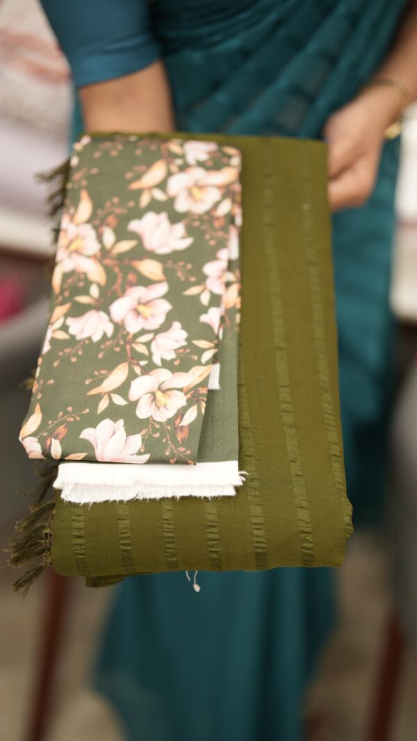 GEORGETTE SAREE M513 - Image 6