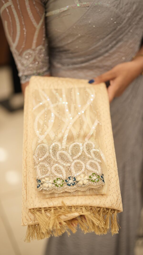 SOFT NET SAREE M520 - Image 2