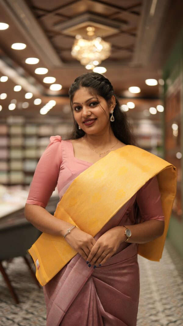 SEMI SILK SAREE M518 - Image 2