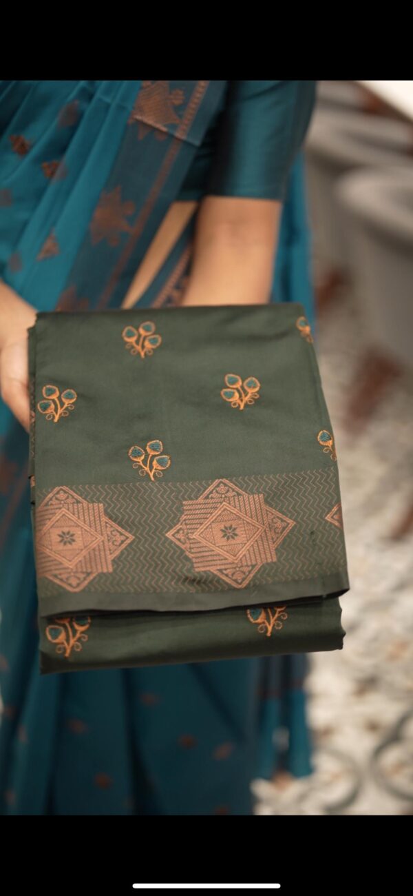 SEMI SILK SAREE M521 - Image 6