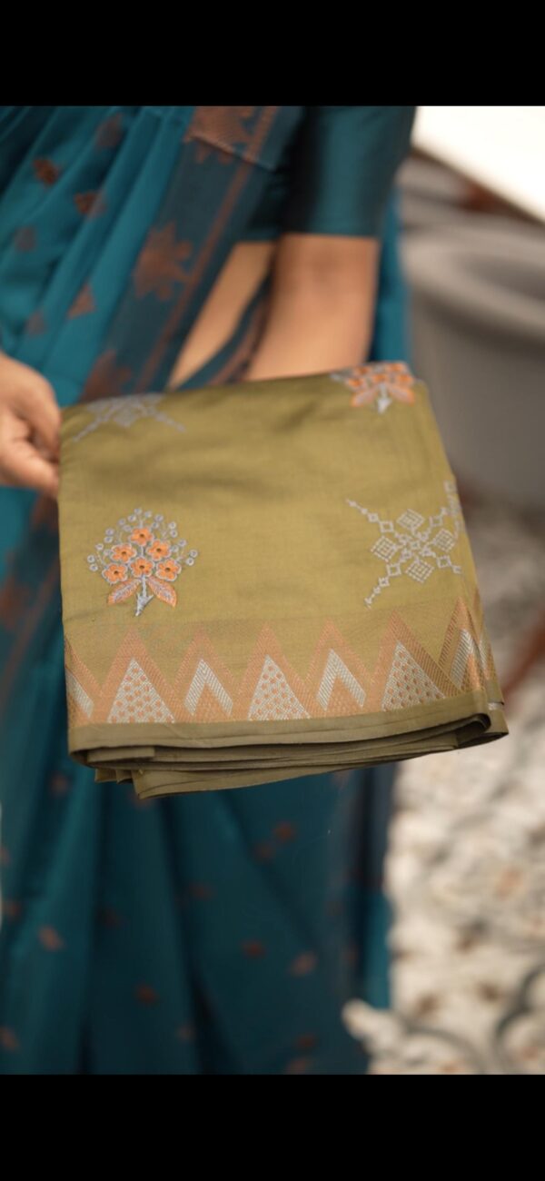 SEMI SILK SAREE M521 - Image 4