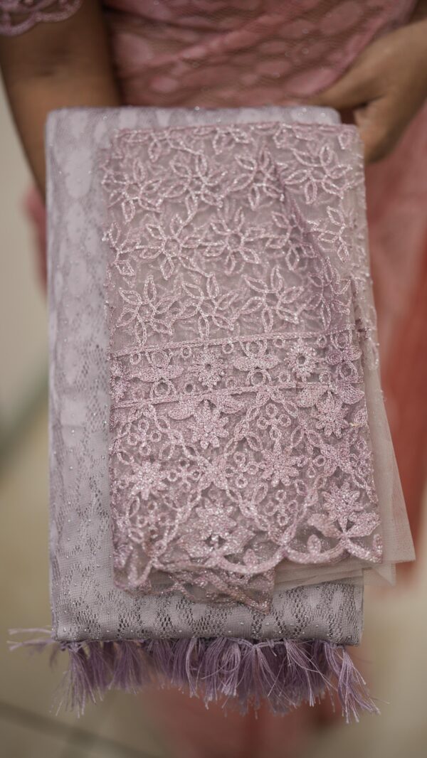 SOFT NET SAREE M533 - Image 3