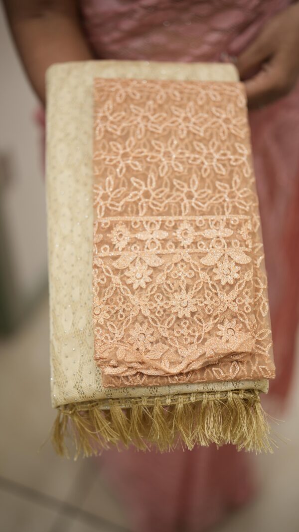 SOFT NET SAREE M533 - Image 6