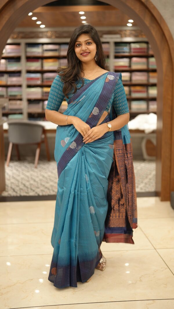 SEMI SILK SAREE M455