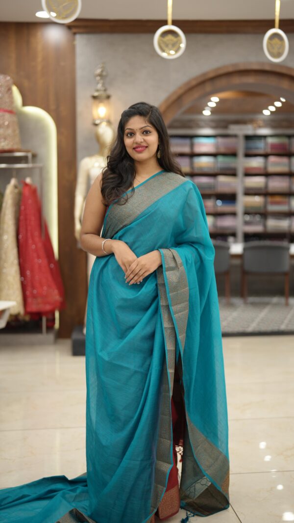 SEMI SILK SAREE M456 - Image 2