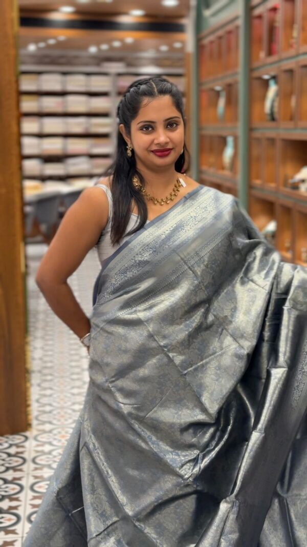 SEMI SILK SAREE M467 - Image 3