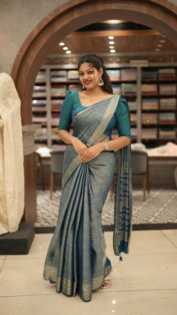 GEORGETTE BANARASI SAREE M490