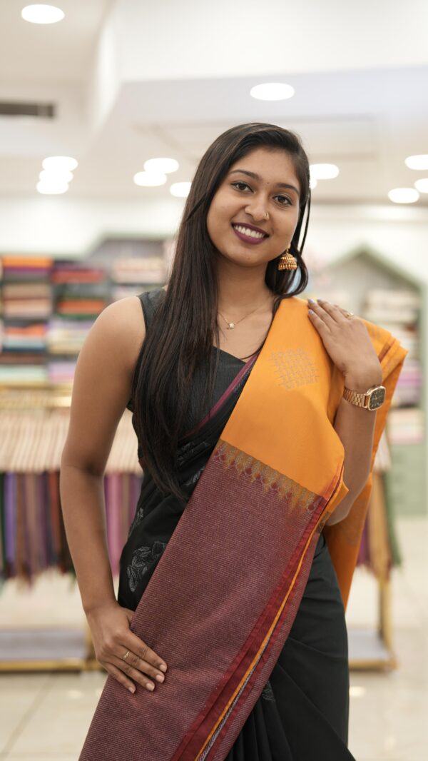 SEMI SOFT SILK SAREE M507 - Image 5