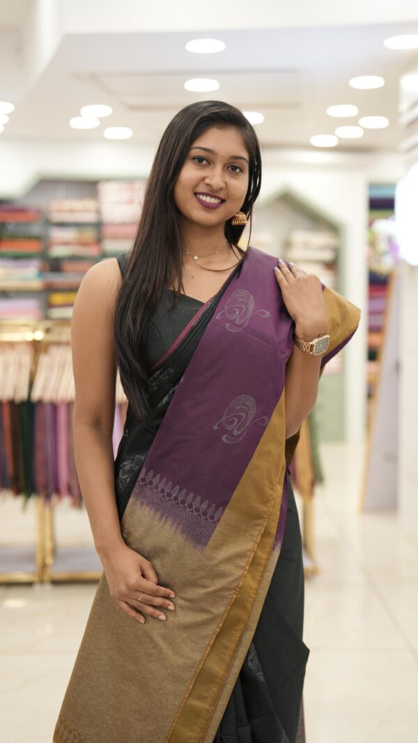 SEMI SOFT SILK SAREE M507 - Image 6