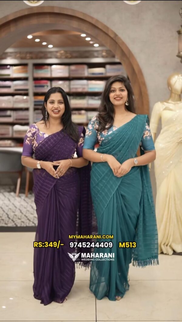 GEORGETTE SAREE M513