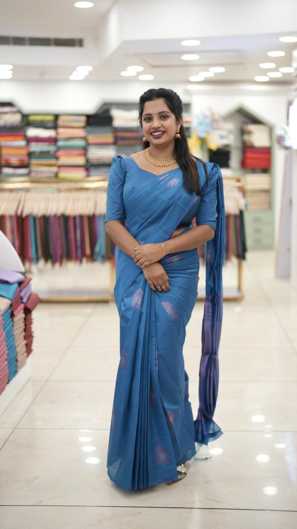 SEMI SILK SAREE M542 - Image 3