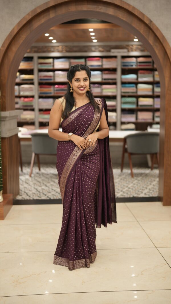 KASHMIRI SILK SAREE M547 - Image 2
