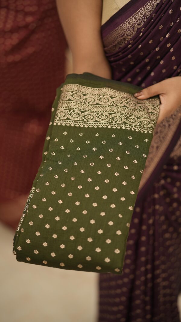 KASHMIRI SILK SAREE M547 - Image 4