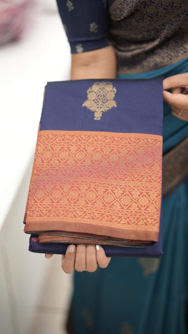 SEMI SILK SAREE M549 - Image 5