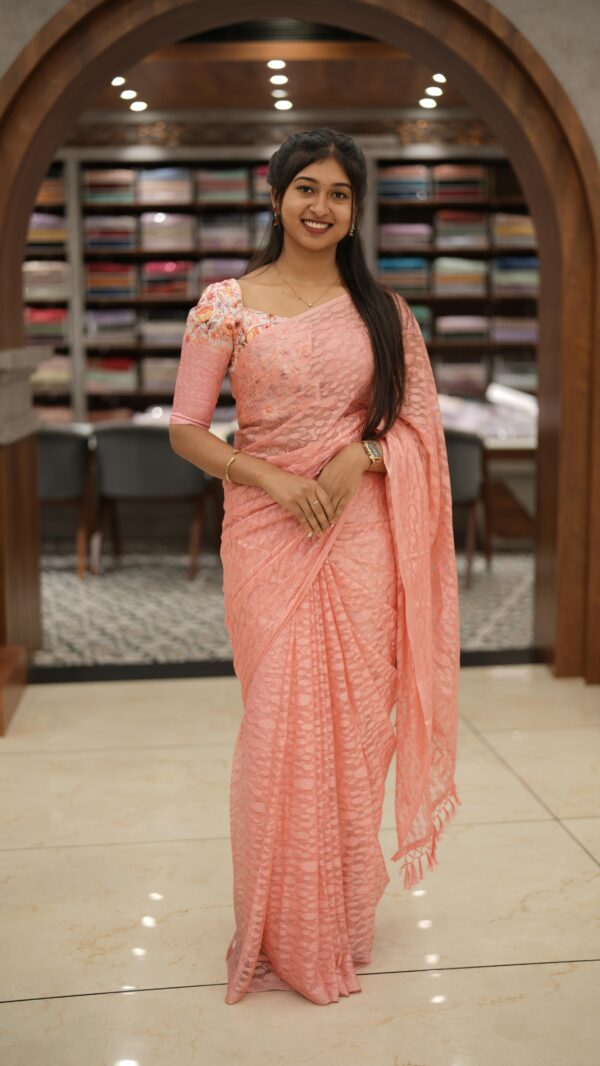 FLOWING SAREE M550 - Image 7