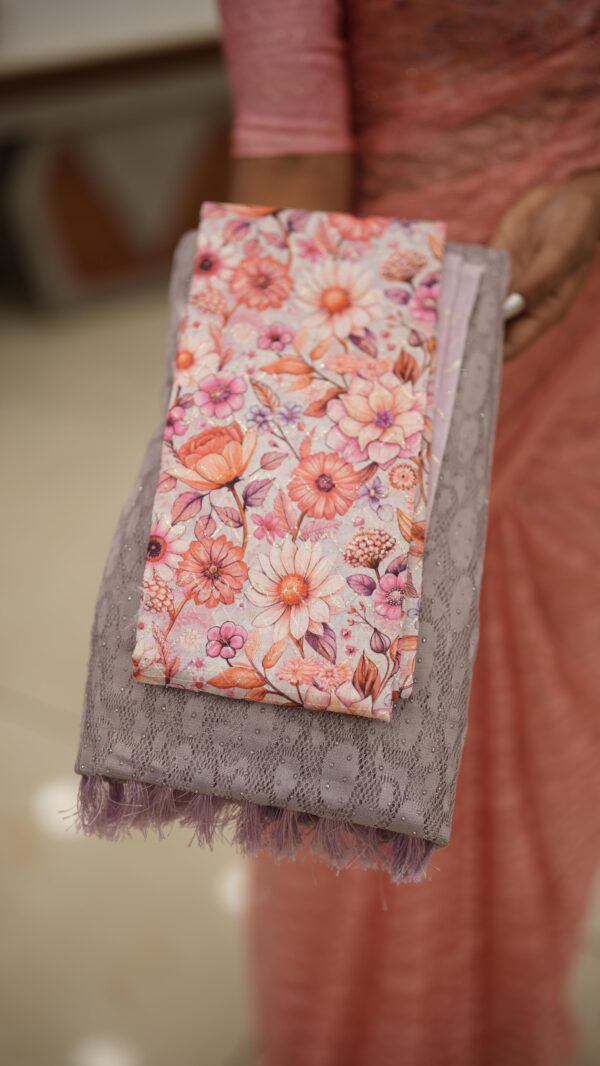 FLOWING SAREE M550 - Image 3