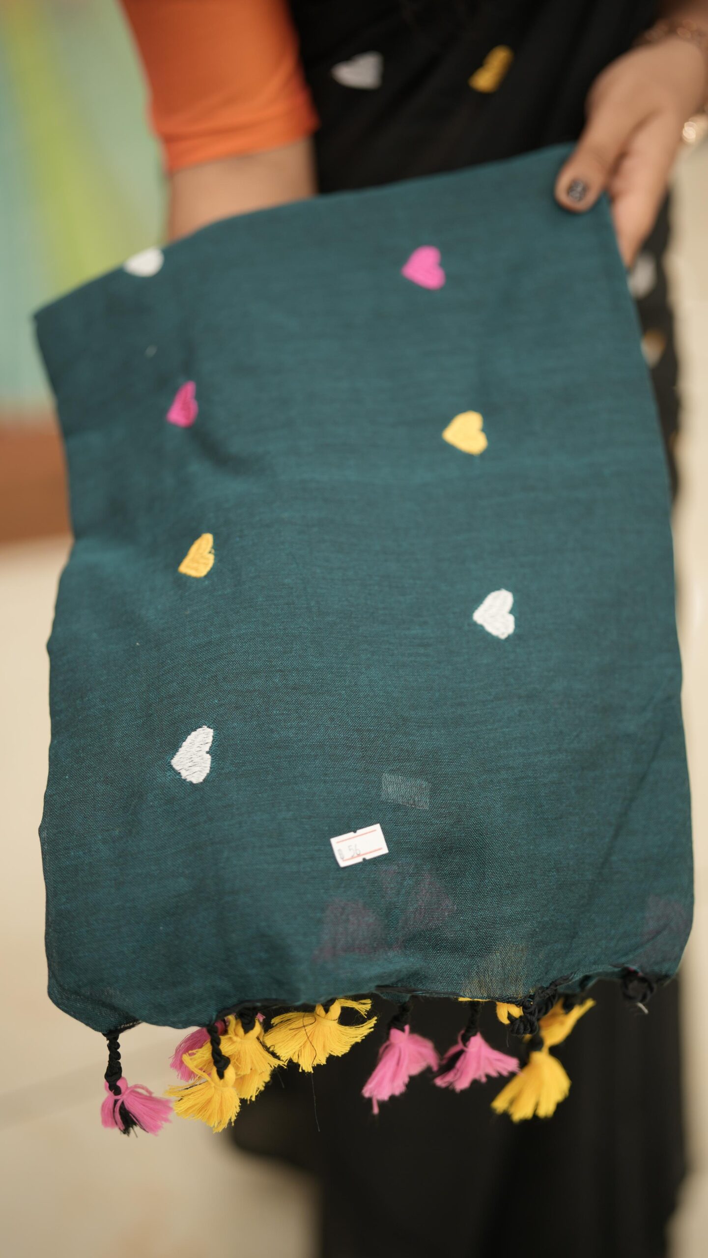 MUL COTTON SAREE M558 - Image 5