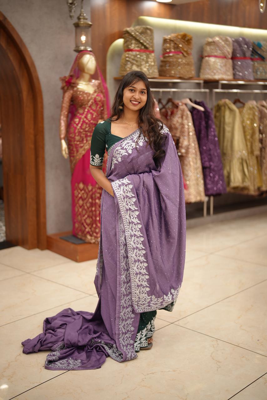 FANCY SAREE M813 - Image 6