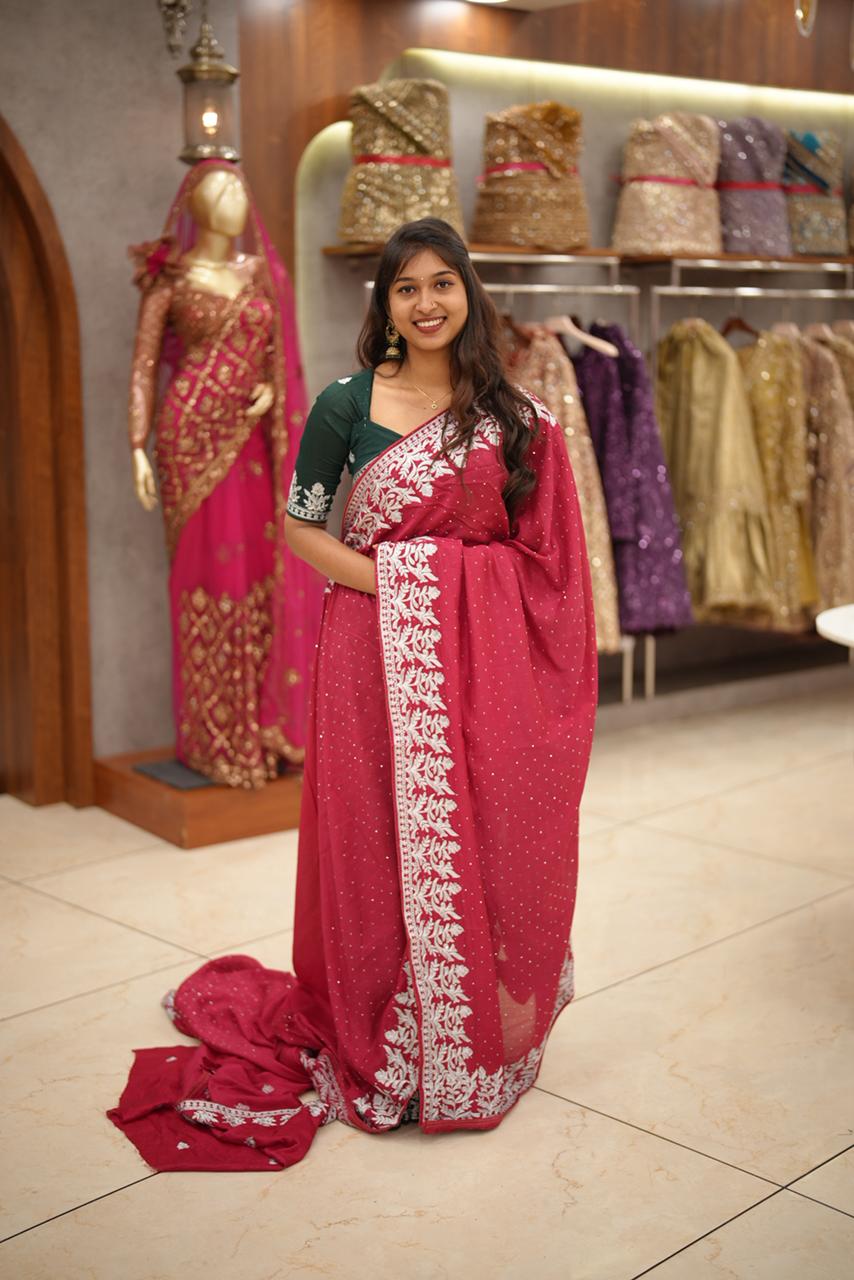 FANCY SAREE M813 - Image 4