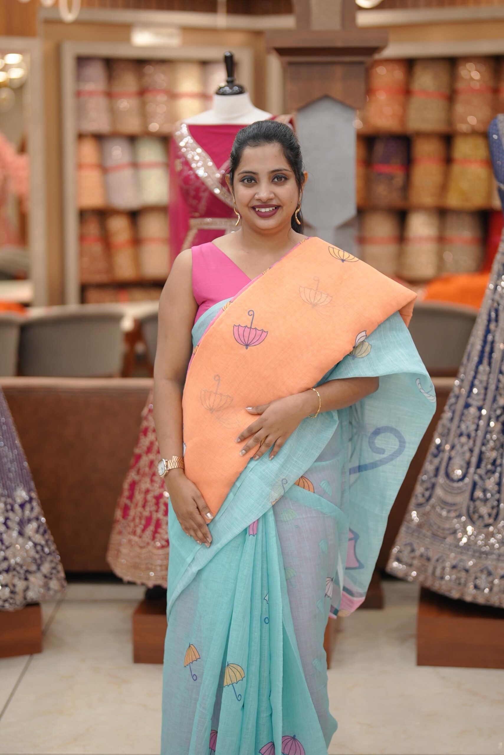 UMBRELLA SAREE M932 - Image 4