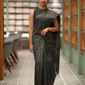 SEMI TUSSAR SAREE M1054