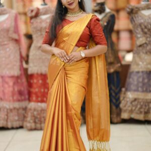 TISSUE SILK SAREE M1077
