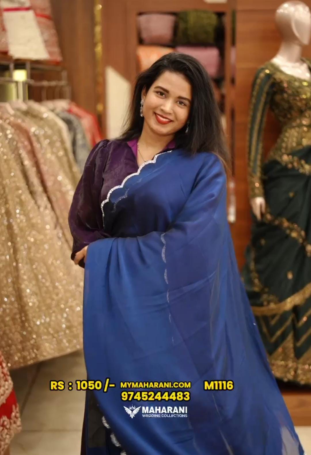 GEORGETTE SAREE M1116 - Image 3