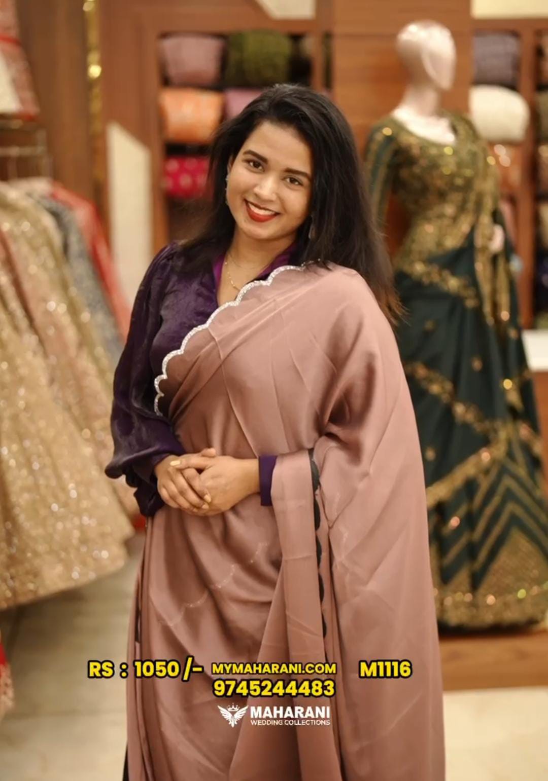 GEORGETTE SAREE M1116 - Image 5