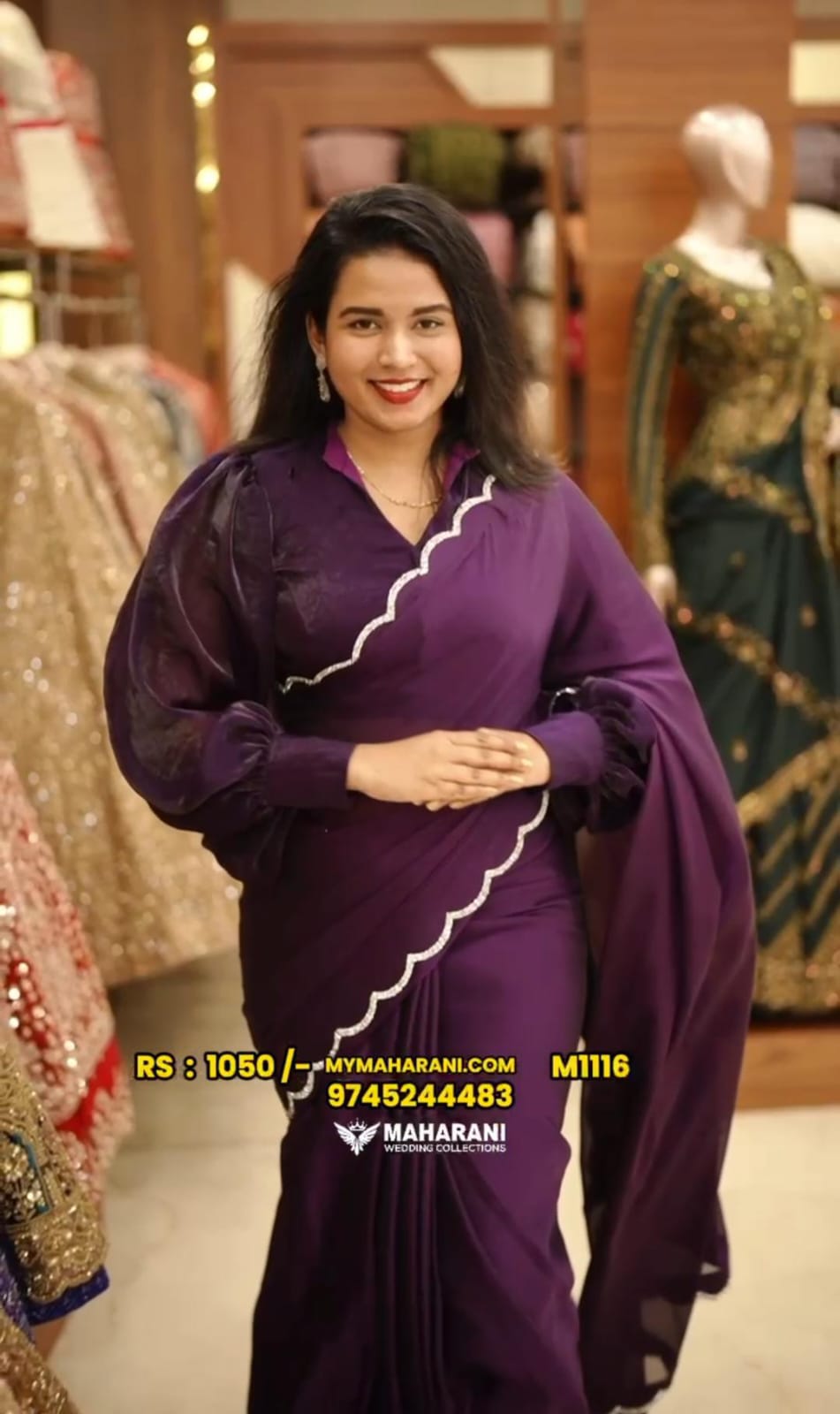 GEORGETTE SAREE M1116