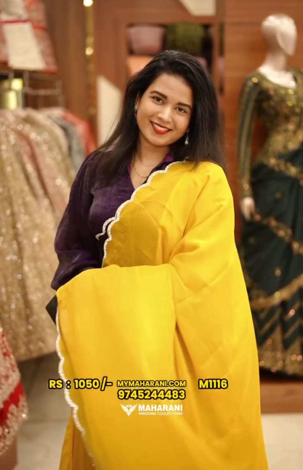 GEORGETTE SAREE M1116 - Image 6