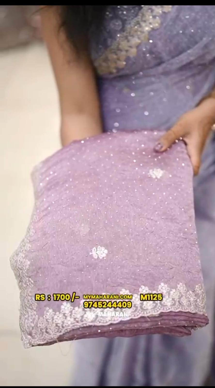 CRUSHED VELVET ORGANZA M1125 - Image 4