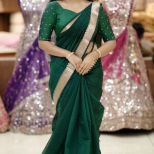 BOTTLEGREEN SAREE M1176