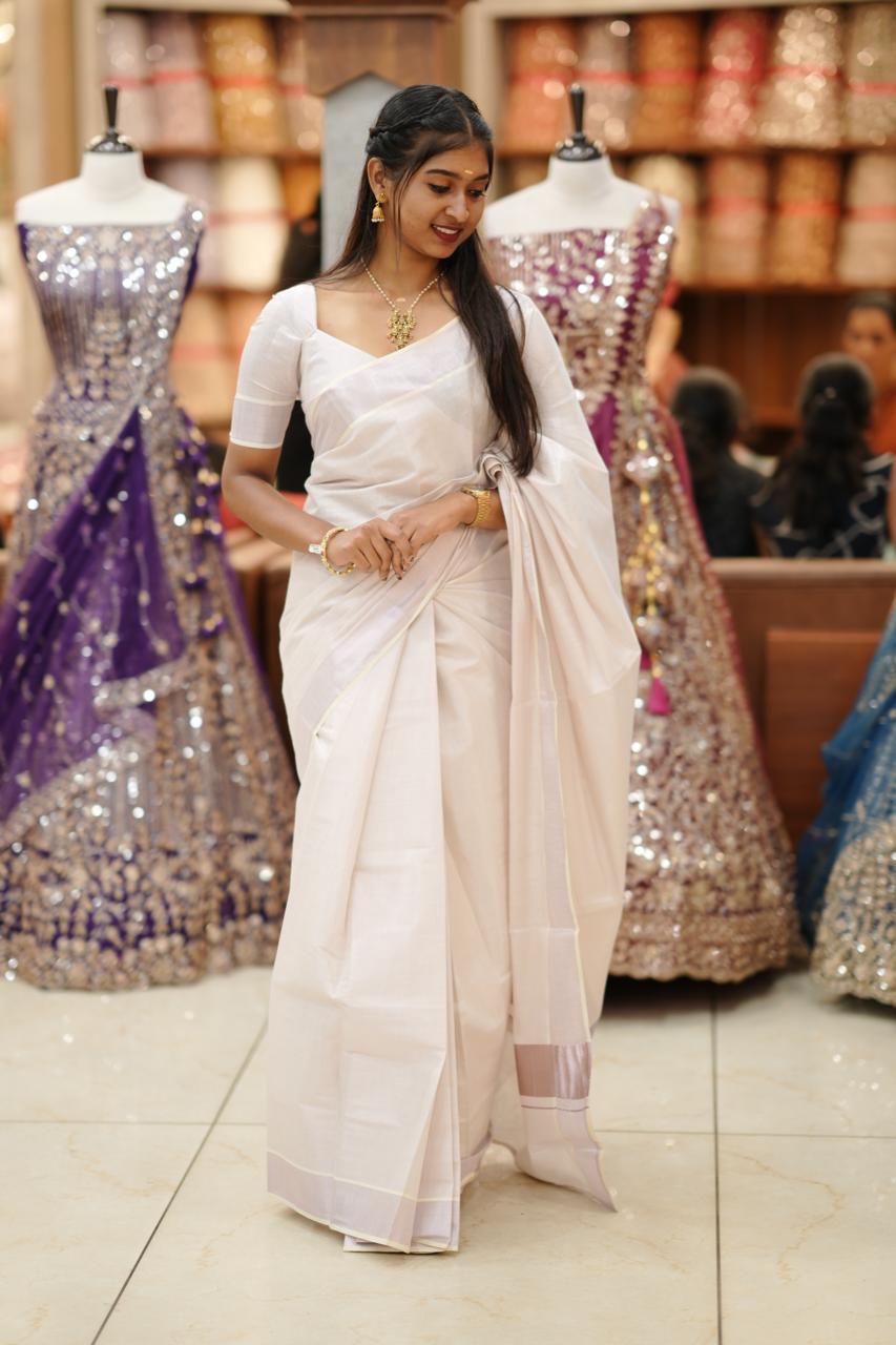 ROSE GOLD SET SAREE M1180