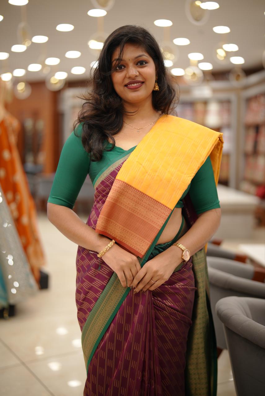SEMISILK SAREE M1189 - Image 6