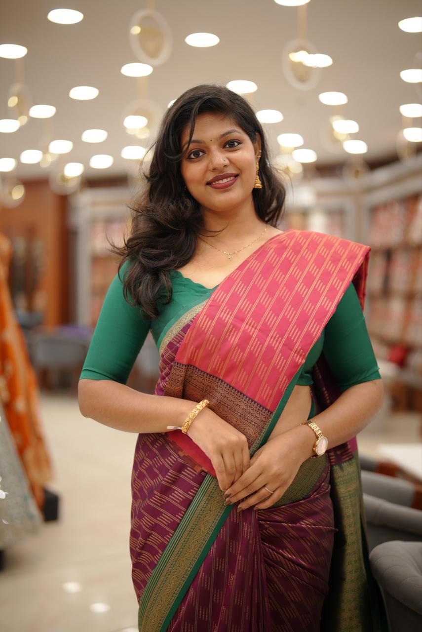 SEMISILK SAREE M1189 - Image 3