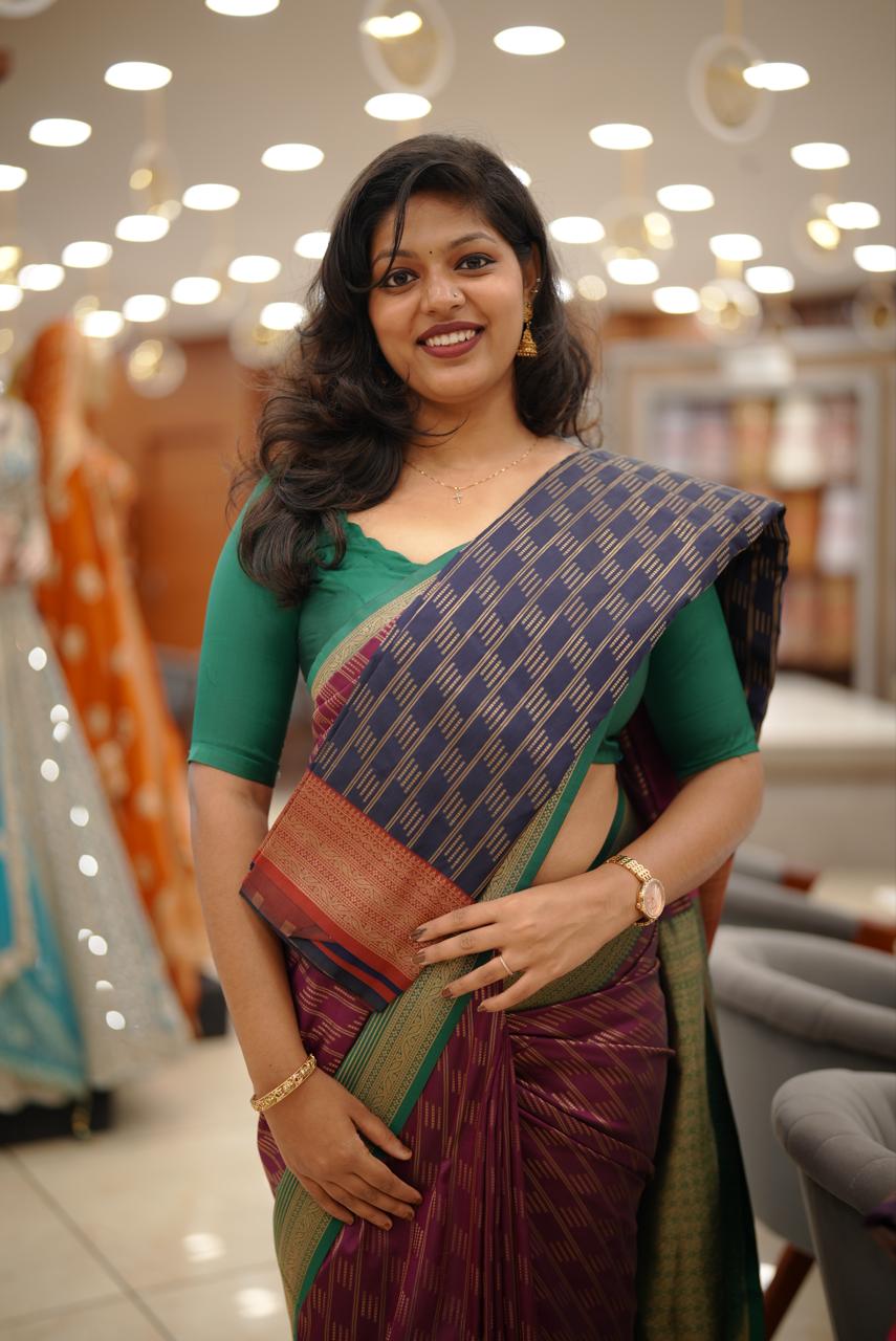 SEMISILK SAREE M1189 - Image 2