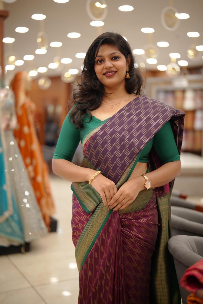 SEMISILK SAREE M1189 - Image 4