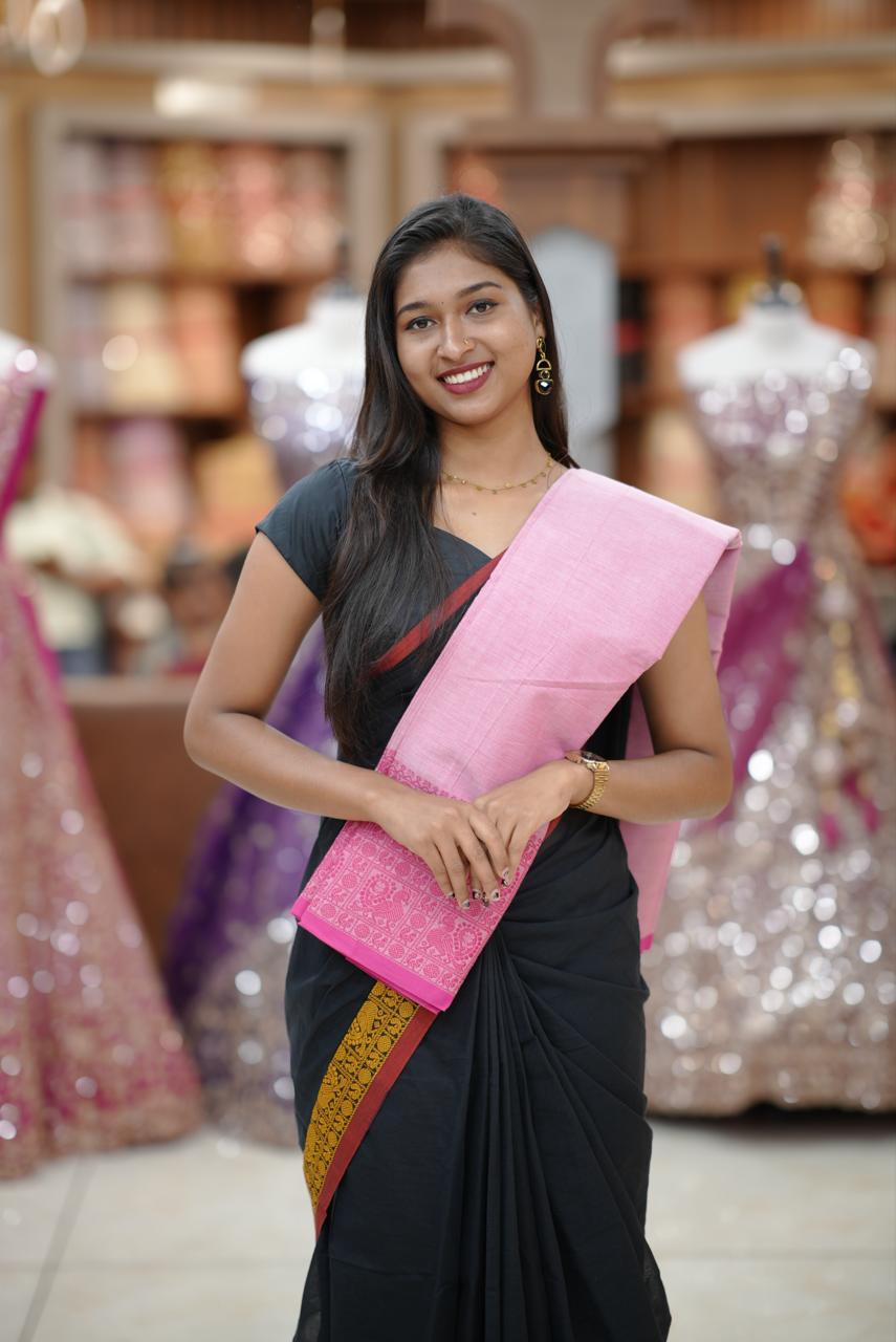 COTTON SAREE M1195 - Image 5