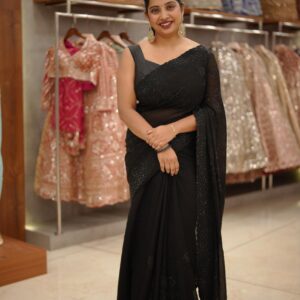 BLACK SAREE M1200