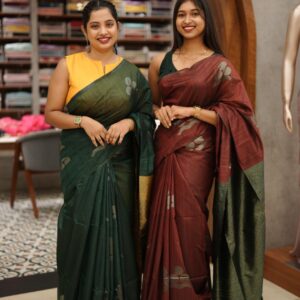 SEMI JUTE SAREE M1259