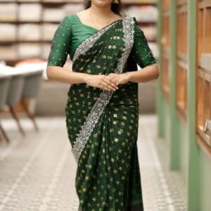 BOTTLEGREEN SAREE M1244