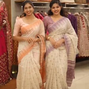 SEMI TUSSUR SAREE M1275