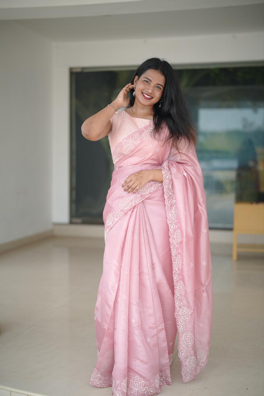ORGANZA SAREE M1301 - Image 3